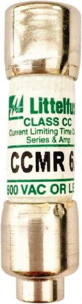 Value Collection - 250 VDC, 600 VAC, 6 Amp, Time Delay General Purpose Fuse - 300 at AC kA Rating - All Tool & Supply