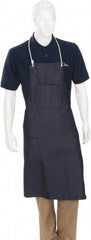 PIP - 28 x 38" General Purpose Bib Apron - Denim, Blue - All Tool & Supply