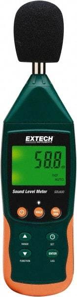 Extech - A and C Frequency Weight, LCD Display Datalogging Sound Meter - 30 to 130 Decibels - All Tool & Supply