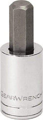 GearWrench - 3/8" Drive, 5/64" Hex Bit Socket - 1-21/32" OAL, 0.984" Bit Length - All Tool & Supply