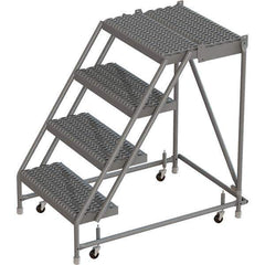 TRI-ARC - Rolling & Wall Mounted Ladders & Platforms Type: Rolling Warehouse Ladder Style: Rolling Platform Ladder - All Tool & Supply