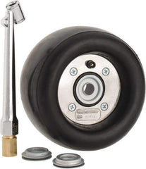 Dynabrade - 5" Wheel OD, 3-1/2" Wheel Width, 3,500 RPM, Composite, Pneumatic Wheel with Hub - 15-1/2" Long x 3-1/2" Wide, 1/2" Wheel Arbor Hole, For Use with 13206, 13207, 13507 & 13508 - All Tool & Supply