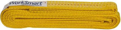 Value Collection - 12' Long x 1" Wide, 1,600 Lb Vertical Capacity, 1 Ply, Polyester Web Sling - 1,250 Lb Choker Capacity, with Eye & Eye (Flat) - All Tool & Supply