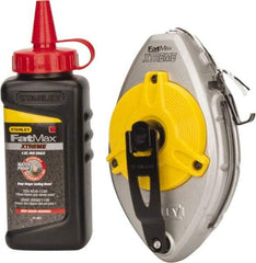 Stanley - 100' Long Chalk Reel - Red - All Tool & Supply