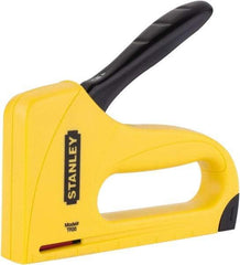 Stanley - Manual Staple Gun - 1/4, 5/16, 3/8" Staples, Yellow & Black, ABS - All Tool & Supply