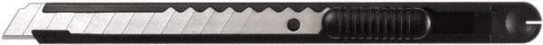 PHC - Snap Utility Knife - 9mm Blade, Black Metal Handle, 1 Blade Included - All Tool & Supply