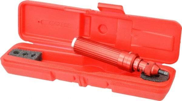 Proto - 20 to 100 In/Oz, Certified Adjustable Torque Limiting Screwdriver - 6-1/2" OAL, 1/4" Drive, 2 In/oz Graduation - All Tool & Supply