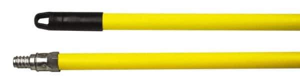 Weiler - 60 x 15/16" Metal Squeegee Handle - Threaded Connection, Yellow - All Tool & Supply