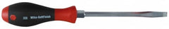 Wiha - 3/8" Blade Width, Standard Slotted Screwdriver - Exact Industrial Supply