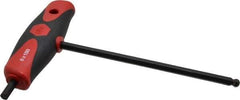 Wiha - 6mm Hex, T-Handle Cushion Grip, Hex Key - 150mm OAL, Metric System of Measurement - All Tool & Supply