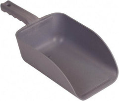 Remco - 82 oz Gray Polypropylene & Semi-Ferrous Additive Flat Bottom Scoop - 5.9" Wide x 3.3" Deep Bowl, 15.1" OAL - All Tool & Supply