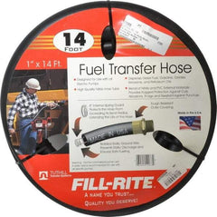 Tuthill - 1" ID x 1.45" OD x 14' OAL, NPT Petroleum Transfer Hose - -30 to 140°F - All Tool & Supply