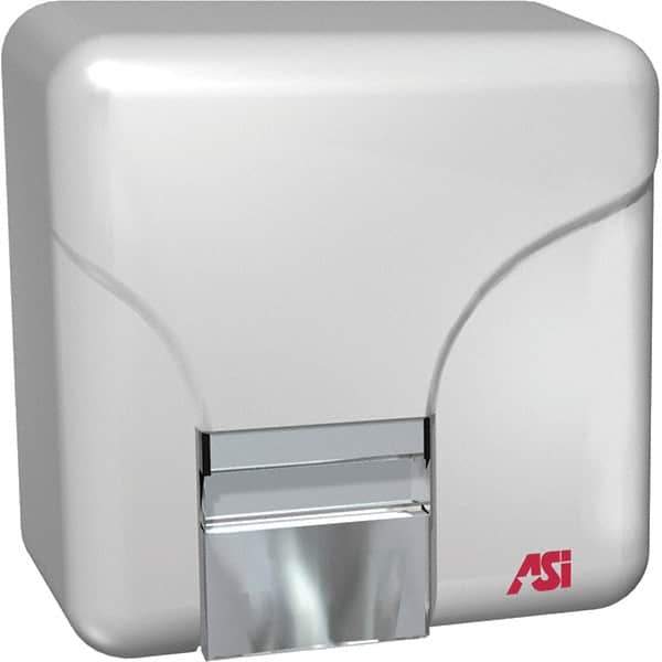 ASI-American Specialties, Inc. - 1800 Watt White Finish Electric Hand Dryer - 110/120 Volts, 15 Amps, 9-7/16" Wide x 9-41/64" High x 6-3/8" Deep - All Tool & Supply