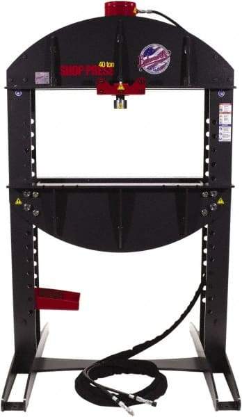 Edwards Manufacturing - 40 Ton Hydraulic Shop Press - 12-1/4" Stroke, 5 hp - All Tool & Supply