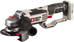 Porter-Cable - 4-1/2" Wheel Diam, 8,500 RPM, Cordless Cutoff & Cutoff-Grinder Tool - Right Angle Handle, 20 Volt - All Tool & Supply