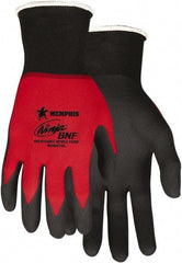 MCR Safety - Size XS (6) Nitrile Coated Nylon/Spandex Work Gloves - Palm & Fingers Coated, Paired - All Tool & Supply