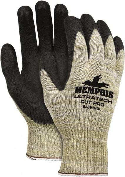 MCR Safety - Size S (7), Polyurethane Coated Kevlar Cut Resistant Gloves - 10.25" Long, Paired - All Tool & Supply