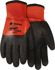 MCR Safety - Size XL (10) PVC with Black Coral Coated Nylon Work Gloves - Fully Coated, Paired - All Tool & Supply