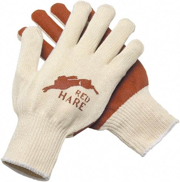 MCR Safety - Size M (8) PVC Coated Cotton/Polyethylene Work Gloves - Palm Coated, Paired - All Tool & Supply