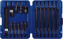 Irwin - 16 Piece, Screwdriver Insert Bit Set - #1 to #3 Phillips, T15 to T30 Torx - All Tool & Supply