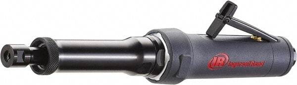 Ingersoll-Rand - 1/4" Collet, Straight Handle, Air Extended Length Die Grinder - 25,000 RPM, Rear Exhaust, 25 CFM, 1 hp, 90 psi - All Tool & Supply