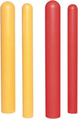 UltraTech - 7" Wide x 52" High, 7" Bollard Cover - Yellow, Polyethylene, Smooth Surface - All Tool & Supply