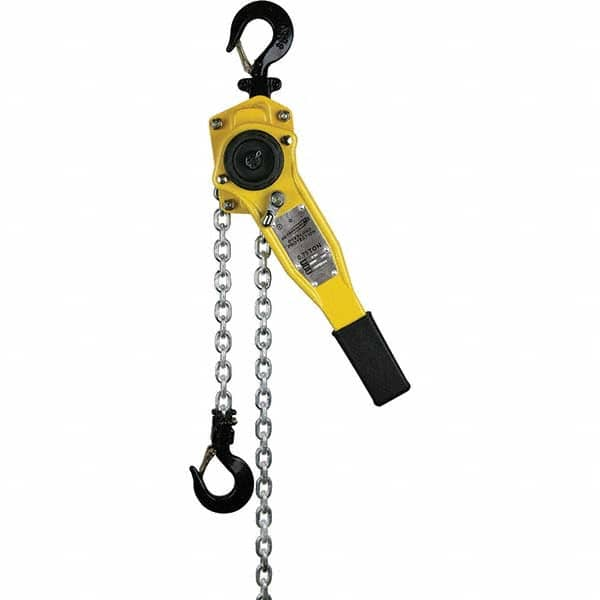 OZ Lifting Products - 1,500 Lb Capacity, 20' Lift Height, Chain Lever Hoist with Overload Protection - All Tool & Supply