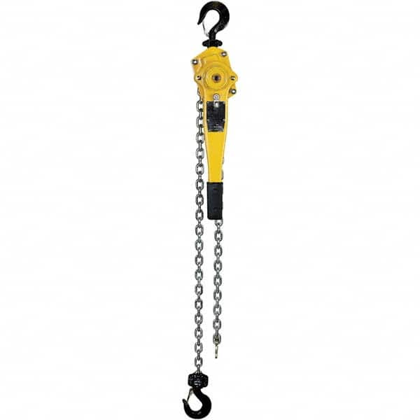 OZ Lifting Products - 3,000 Lb Capacity, 5' Lift Height, Chain Lever Hoist with Overload Protection - All Tool & Supply