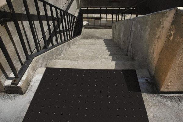 UltraTech - 2 Ft. Long x 2 Ft. Wide, Urethane Surface, Molded Bubble Entrance Matting - Outdoor, Heavy Traffic, Urethane, Black - All Tool & Supply