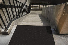 UltraTech - 5 Ft. Long x 2 Ft. Wide, Urethane Surface, Molded Bubble Entrance Matting - Outdoor, Heavy Traffic, Urethane, Black - All Tool & Supply