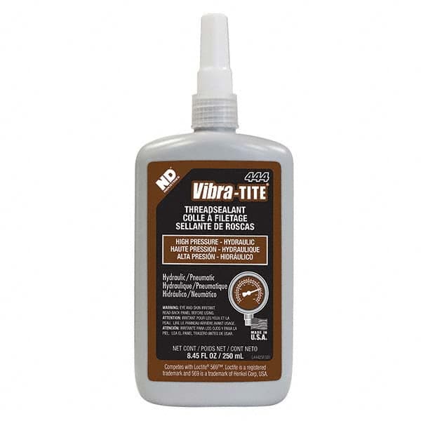 Vibra-Tite - 250 mL Bottle, Brown, Hydraulic - High Pressure Thread Sealant - All Tool & Supply