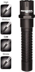 Bayco - LED Bulb, Industrial/Tactical Flashlight - Black Aluminum Body, CR123 Batteries - All Tool & Supply