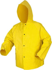 MCR Safety - Size 4XL, Yellow, Rain Jacket - No Pockets - All Tool & Supply