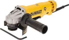 DeWALT - 4-1/2" Wheel Diam, 11,000 RPM, Corded Angle & Disc Grinder - 5/8-11 Spindle, 120 Volts, 11 Amps - All Tool & Supply