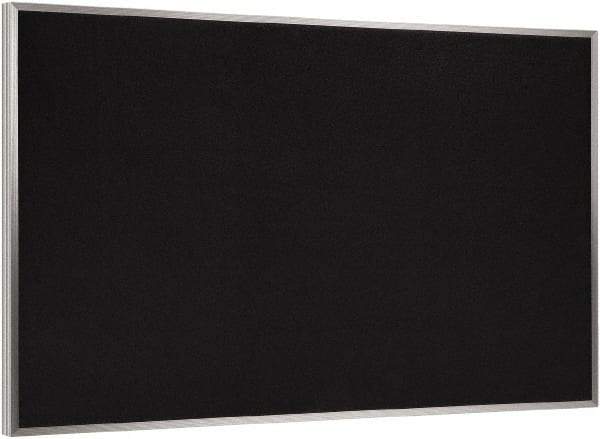 Ghent - 46-1/2" Wide x 36" High Open Cork Bulletin Board - Rubber, Black - All Tool & Supply