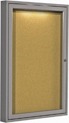 Ghent - 96-1/2" Wide x 48-1/2" High Open Cork Bulletin Board - Rubber, Confetti (Color) - All Tool & Supply