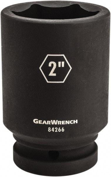 GearWrench - 1" Drive 1-15/16" Deep Impact Socket - 6 Points, 4-1/4" OAL - All Tool & Supply