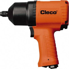 Cleco - 1/2" Drive, 8,000 RPM, 800 Ft/Lb Torque Impact Wrench - Pistol Grip Handle, 1,250 IPM, 40.5 CFM, 90 psi, 1/4" NPT Inlet - All Tool & Supply