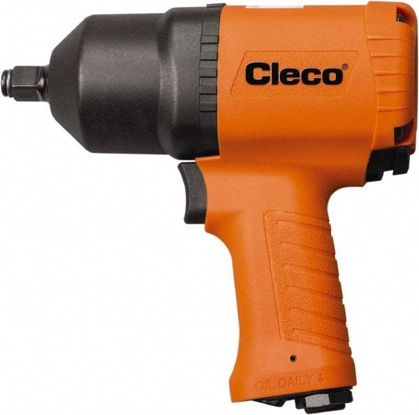 Cleco - 1/2" Drive, 8,500 RPM, 780 Ft/Lb Torque Impact Wrench - Pistol Grip Handle, 1,200 IPM, 40.5 CFM, 90 psi, 1/4" NPT Inlet - All Tool & Supply