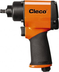 Cleco - 3/8" Drive, 10,000 RPM, 450 Ft/Lb Torque Impact Wrench - Pistol Grip Handle, 1,600 IPM, 27 CFM, 90 psi, 1/4" NPT Inlet - All Tool & Supply