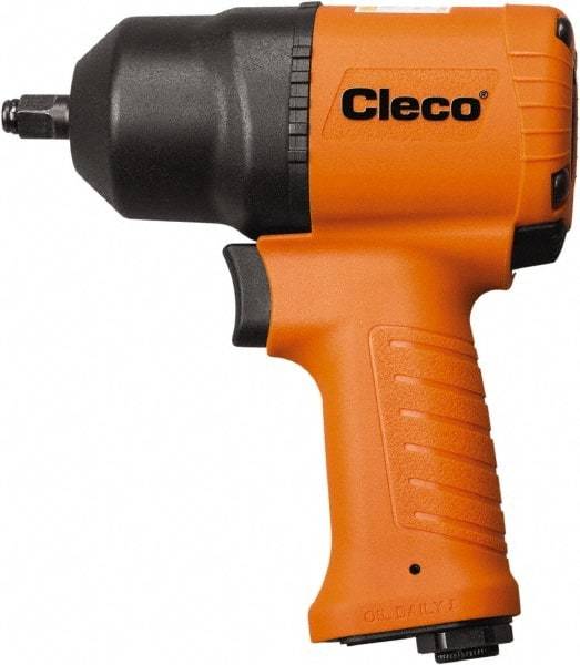 Cleco - 3/4" Drive, 6,000 RPM, 1,350 Ft/Lb Torque Impact Wrench - Pistol Grip Handle, 1,200 IPM, 37.5 CFM, 90 psi, 1/4" NPT Inlet - All Tool & Supply