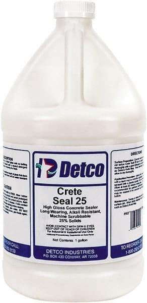 Detco - 1 Gal Bottle Glossy Clear Sealer - 400 Sq Ft/Gal Coverage, <100 g/L g/L VOC Content - All Tool & Supply