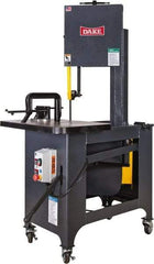 Dake - 9 Inch Throat Capacity, Step Pulley Vertical Bandsaw - 309, 618, 1191, 2382 RPM, 1 HP, Three Phase - All Tool & Supply