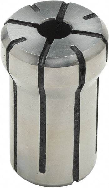 Parlec - 25/64 Inch, Series DA180 Double Angle Coolant Collet - 1.639 Inch Overall Length, 1.025 Inch Overall Diameter, 0.0004 Inch TIR 600 PSI - Exact Industrial Supply