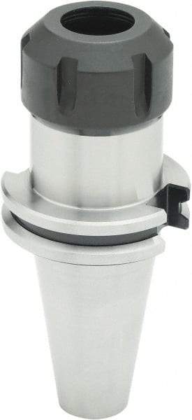 Parlec - 1mm to 16mm Capacity, 4" Projection, CAT40 Taper Shank, ER25 Collet Chuck - 6.69" OAL - Exact Industrial Supply