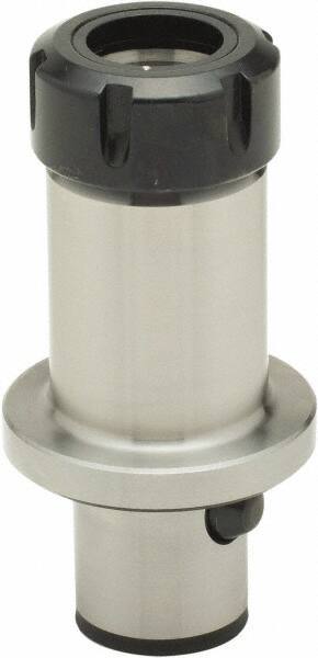 Parlec - 1mm to 13mm Capacity, 3-1/4" Projection, Modular Connection, ER20 Collet Chuck - 0.0002" TIR, Through-Spindle - Exact Industrial Supply