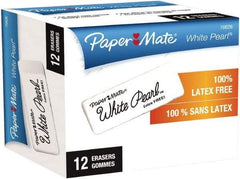 Paper Mate - Rectangle Rubber Eraser - White - All Tool & Supply