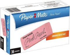 Paper Mate - Rectangle Rubber Eraser - Pink - All Tool & Supply