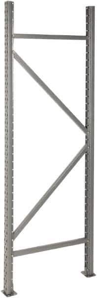 Value Collection - 1,700 Lb Capacity Bulk Storage Adjustable Rack End Kit - 72" High x 24", 36" & 48" Deep, Gray - All Tool & Supply