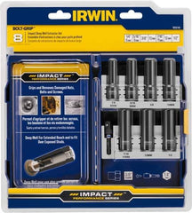 Irwin - 8 Piece Bolt Extractor Set - Plastic Case - All Tool & Supply